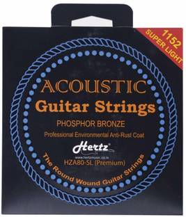 Hertz Acoustic ACOUSTIC GUITAR BRIDGR PIN AND HEERTZ STRING SET PS 1 Guitar String