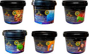 Puff Smart Premium Herbal 100g Each Pan Ras, Brain-O-Freeze, Zafran Pan, Double Apple, Orange Chill, Chocolate Hookah Flavor