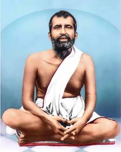 Self Adhesive UV Coated High Resolution Vinyl Print – Ramkrishna Paramahamsa Poster Fine Art Print