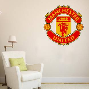 WALLSTICK 55 cm Foot Ball Logo Sticker