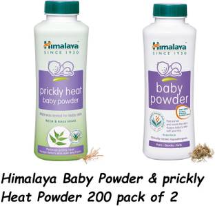 HIMALAYA Baby Powder & Prickly Heat Powder 200g pack of 2