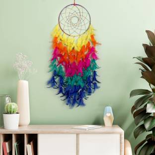 ILU Lights, Wall Hangings, Crafts, Home D?cor, Balcony, Garden, Feather Dream Catcher