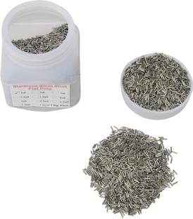 Luxuro SS Media For Vibrator Machine Flat Pins 1MM And Weight 1Kg Per Bottle