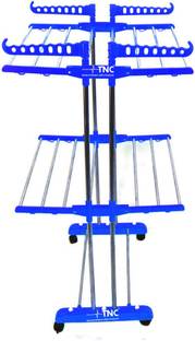TNC by TNC Steel, Plastic, Aluminium Floor Cloth Dryer Stand T-CDS-B2SS - 2TIER -0111