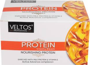 Veltos Protein Bleach Cream enriched with milk protein and Vitamin E