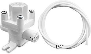 DOC RO Pressure Controlling Valve with 2 Meter Pipe with 1/4" Quick Fit for RO Check Valves