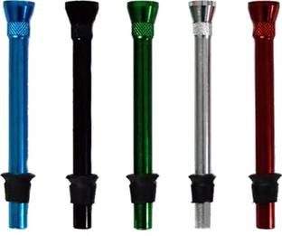 Puff Smart Metal Bong Shooter Filters 12cm 5 Pcs Aluminium Outside Fitting Hookah Mouth Tip