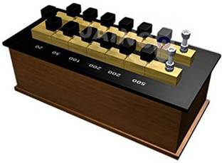 SBT Resistance Box Ohms Plug Type with 13 Keys (1 to 500 Ohms) Lab Resistance Box