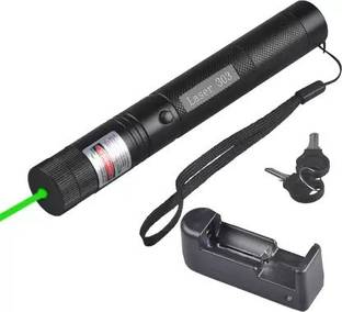 JMALL Green Multipurpose Laser Light Disco Pointer Pen Beam with Adjustable Antena Cap to Change Project Design for Presentation for Kids Toy.