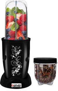 OURASI black nutri01x 400 W Juicer Mixer Grinder