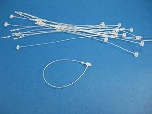 greengrow 1000 (7" Clear) Snap Lock Pin Hand Loop Plastic Tag Fastener no TAG Gun Required, Plastic Tip Tip  Pins