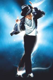 Michael Jackson Beautiful Photo Poster Paper Print Poster Fully Waterproof & Laminated | Decoration For Wall Sticker, Wall Painting, Washable Paper Sticker Poster, Natural Sticker, Home Decor, Office Decor Etc Paper Print