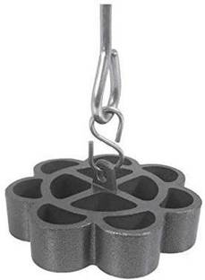 PowerJar Non Stick Aluminium Rose Cookie Maker Mould Cookie Maker 0.5 kg Roaster (Black) 50 kg Roaster