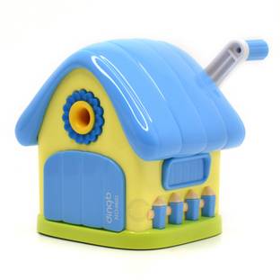 Kiditos 8602 Home Shaped Pencil Sharpener Machine with Removable Tray Sharpener