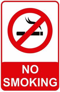 Shikhar retails No Smoking Stickers Emergency Sign