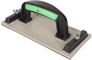 Nulomi Plastic Body Drywall Hand Sander Regmar Gurmala Sand Paper Trowel for Walls 22.5 cm Drywall Curved Trowel