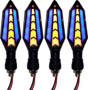 Pious Front, Rear LED Indicator Light for Hero Universal For Bike