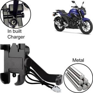 DvineAutoFashionZ Aluminum Alloy Mobile Phone Holder Motorcycle Bike Handlebar Mount For FZ 25 Bike Mobile Holder