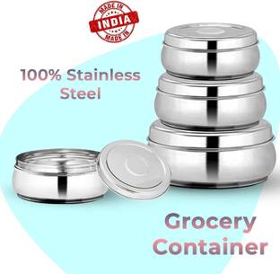 STREESHINE Steel Utility Container  - 150 ml, 250 ml, 350 ml, 500 ml