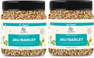 HUNGRY HARVEST Raw Barley Seeds (Jau) Barley Grain Barley| Jar Pack| Barley