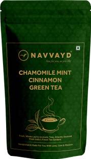 Navvayd Chamomile Mint Cinnamon Green Tea Green Tea Pouch