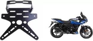 Giinix Pulsar 220F License Number Plate Frame Holder Tail Tidy Black Bike Number Plate