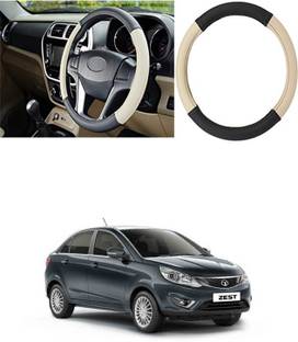 Etradezone Hand Stiched Steering Cover For Tata Zest