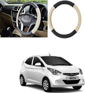 Etradezone Hand Stiched Steering Cover For Hyundai Eon