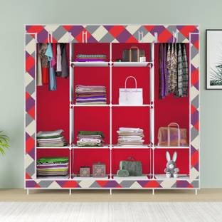 octavic D2 Printed Collapsible Wardrobe Carbon Steel Collapsible Wardrobe