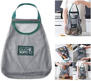 Modinity Reusable Mesh Bags for Fruit and Vegetable Hanging Storage 1 pcs Grocery Bag