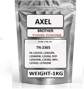 AXEL 2365 TONER POWDER Compatible with Brother DCP-L2541DW,HL-L2321D(1KG) Black Ink Toner