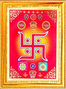 SUNINOW swastik photo frame Religious Frame