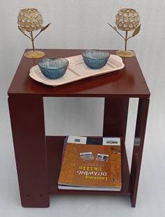 KHUSUBHDECOR WOODEN SIDE TABLE Engineered Wood Bedside Table