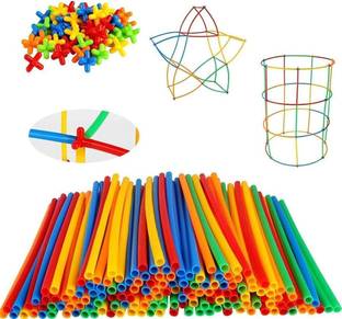 Pulsbery Straw Assembly Kit With Connectors Perfect Shapes and Make Different Shape