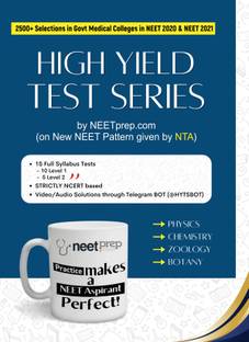 High Yield Test Series with 15 Full-length Practice Tests based on New NTA NEET Pattern