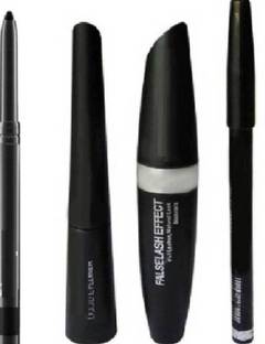 klaty Black Waterproof, Smudge Proof EYELINER with MASCARA