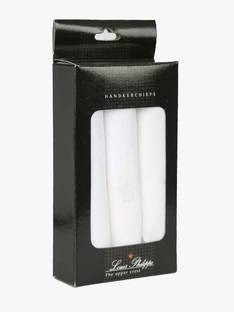LOUIS PHILIPPE Mens Cotton ["White"] Handkerchief