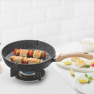 BOROSIL Vajra Fry Pan 24 cm diameter 1.8 L capacity