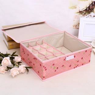 Pinkmpire 13 Grid Undergarments collapsible drawer dividers wardrobe storage