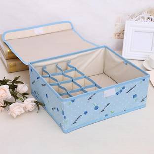 Rossella 13 Grid undergarments collapsible drawer wardrobe fabric closet organizer