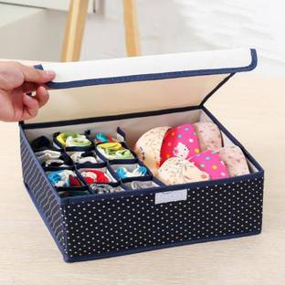 Grilazza 13 Grid Undergarments collapsible drawer wardrobe storage closet organizer