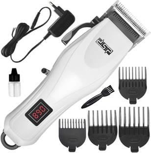 Qxele Professional Hair Clipper Men Cordless Hair Trimmer Machine Men With LCD Display Trimmer 120 min  Runtime 4 Length Settings