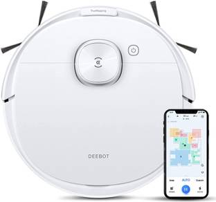 ECOVACS DEEBOT N8 Robotic Floor Cleaner (WiFi Connectivity, Google Assistant and Alexa)