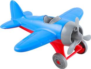 Goyal's Bingo Airplane Non Electric, No Metal Axle, No Nut Used Safe Toy for Kids-Blue