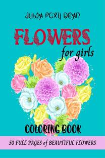 Flowers for Girls Coloring Book