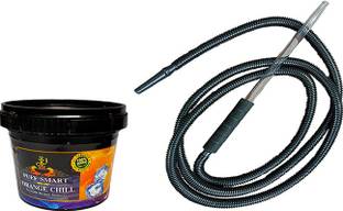 Puff Smart Black Disposable Hose With Premium Herbal Orange Chill Hookah Flavor