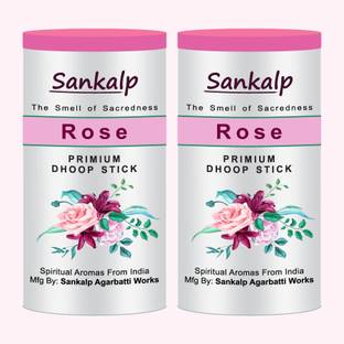 Sankalp Rose Gulab Dhoop Sticks | Pack of 2 x 100gm Rose Dhoop