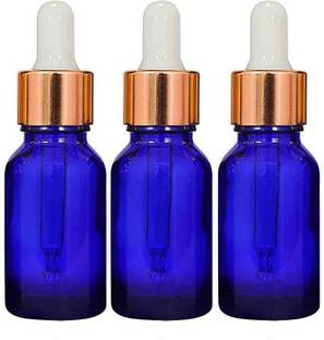 Shikhar retails GlassBottle_15mlDropperBlue3pc Laboratory Dropper Bottle