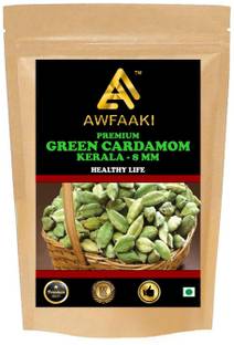 AWFAAKI CARDAMOM KERALA / PREMIUM 8 MM GREEN ELAICHI 100 GM