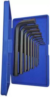 Kshivi AK:08 9 Pcs Allen Key Set L Shape Repair Tool Kit For Bike/Cycle/Guitar Single Sided L Type Wrench
